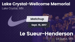 Matchup: Lake Crystal - Wellc vs. Le Sueur-Henderson  2017