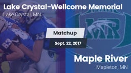 Matchup: Lake Crystal - Wellc vs. Maple River  2017