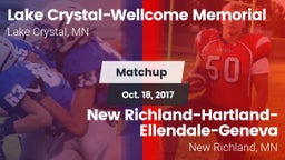 Matchup: Lake Crystal - Wellc vs. New Richland-Hartland-Ellendale-Geneva  2017