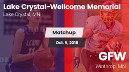 Matchup: Lake Crystal - Wellc vs. GFW  2018