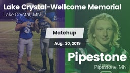 Matchup: Lake Crystal - Wellc vs. Pipestone  2019