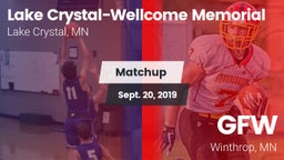 Matchup: Lake Crystal - Wellc vs. GFW  2019