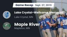 Recap: Lake Crystal-Wellcome Memorial  vs. Maple River  2019
