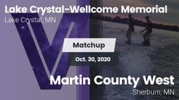 Matchup: Lake Crystal - Wellc vs. Martin County West  2020