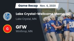 Recap: Lake Crystal-Wellcome Memorial  vs. GFW  2020
