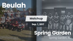 Matchup: Beulah High vs. Spring Garden  2017