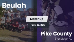 Matchup: Beulah High vs. Pike County  2017