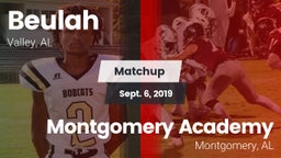 Matchup: Beulah High vs. Montgomery Academy  2019