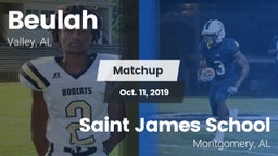 Matchup: Beulah High vs. Saint James School 2019