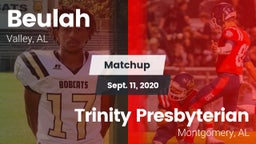 Matchup: Beulah High vs. Trinity Presbyterian  2020