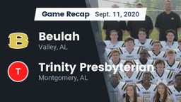 Recap: Beulah  vs. Trinity Presbyterian  2020