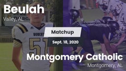 Matchup: Beulah High vs. Montgomery Catholic  2020