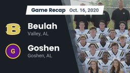 Recap: Beulah  vs. Goshen  2020