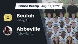 Recap: Beulah  vs. Abbeville  2022