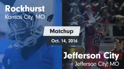 Matchup: Rockhurst High vs. Jefferson City  2016