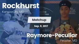 Matchup: Rockhurst High vs. Raymore-Peculiar  2017