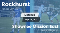 Matchup: Rockhurst High vs. Shawnee Mission East  2017