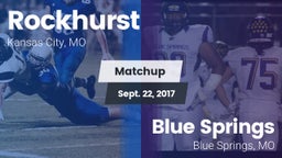 Matchup: Rockhurst High vs. Blue Springs  2017