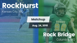 Matchup: Rockhurst High vs. Rock Bridge  2018