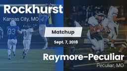 Matchup: Rockhurst High vs. Raymore-Peculiar  2018