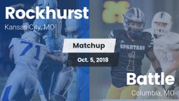 Matchup: Rockhurst High vs. Battle  2018