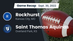 Recap: Rockhurst  vs. Saint Thomas Aquinas  2022