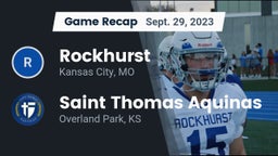 Recap: Rockhurst  vs. Saint Thomas Aquinas  2023