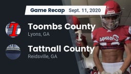 Recap: Toombs County  vs. Tattnall County  2020