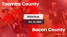 Matchup: Toombs County High vs. Bacon County  2020