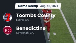 Recap: Toombs County  vs. Benedictine  2021