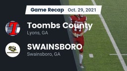 Recap: Toombs County  vs. SWAINSBORO  2021