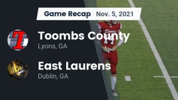 Recap: Toombs County  vs. East Laurens  2021