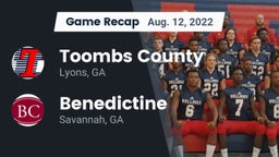 Recap: Toombs County  vs. Benedictine  2022
