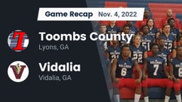 Recap: Toombs County  vs. Vidalia  2022