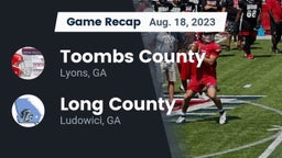 Recap: Toombs County  vs. Long County  2023