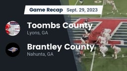 Recap: Toombs County  vs. Brantley County  2023