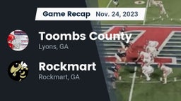Recap: Toombs County  vs. Rockmart  2023