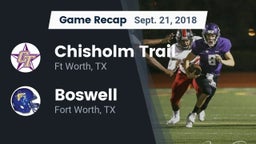 Recap: Chisholm Trail  vs. Boswell   2018