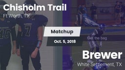 Matchup: Chisholm Trail  vs. Brewer  2018