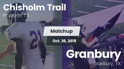 Matchup: Chisholm Trail  vs. Granbury  2018