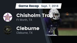 Recap: Chisholm Trail  vs. Cleburne  2018
