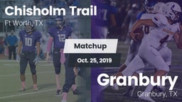 Matchup: Chisholm Trail  vs. Granbury  2019