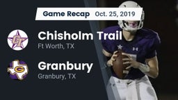 Recap: Chisholm Trail  vs. Granbury  2019