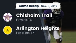 Recap: Chisholm Trail  vs. Arlington Heights  2019