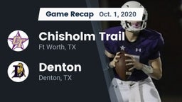 Recap: Chisholm Trail  vs. Denton  2020