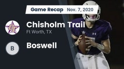 Recap: Chisholm Trail  vs. Boswell 2020
