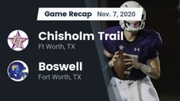 Recap: Chisholm Trail  vs. Boswell   2020