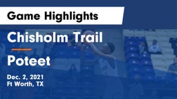 Chisholm Trail  vs Poteet  Game Highlights - Dec. 2, 2021