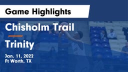 Chisholm Trail  vs Trinity  Game Highlights - Jan. 11, 2022