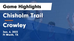 Chisholm Trail  vs Crowley  Game Highlights - Jan. 6, 2023